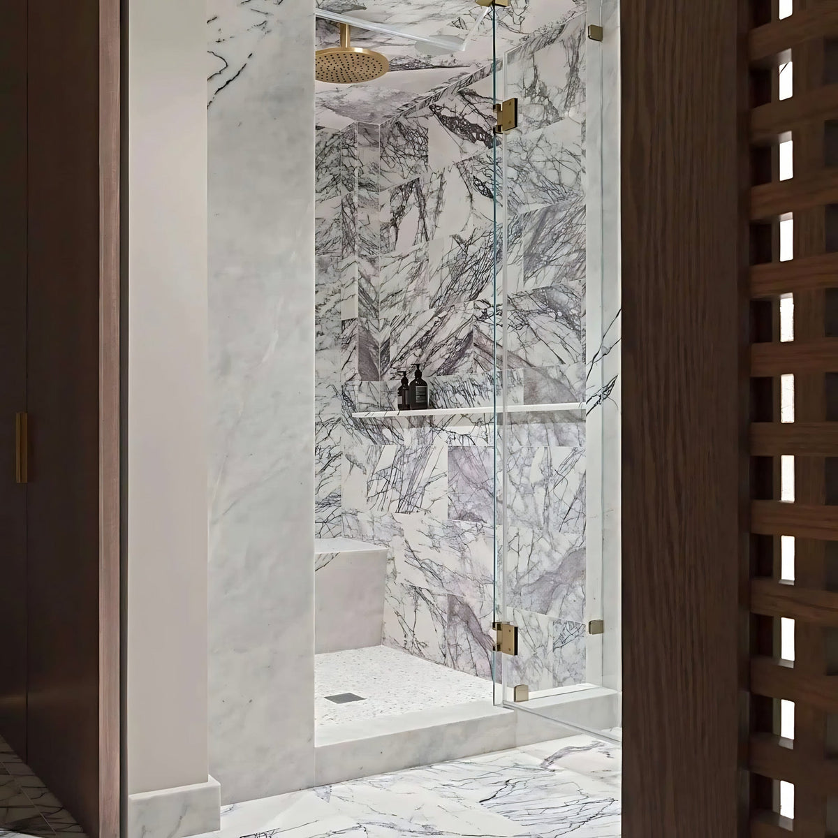 Milas LilacPolishedMarble Tile In store published-all-channels TRUE
