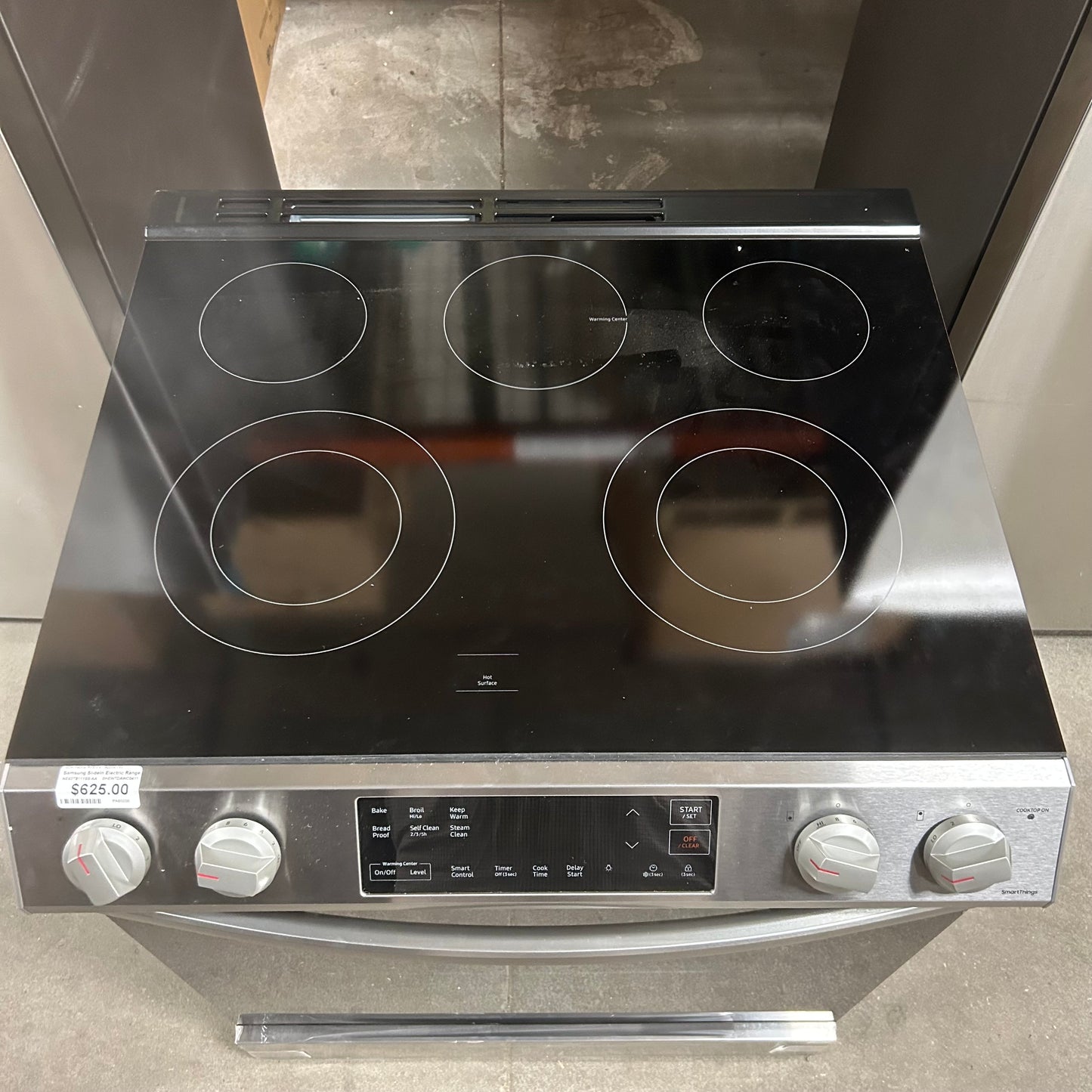 Samsung SlideIn Electric Range
