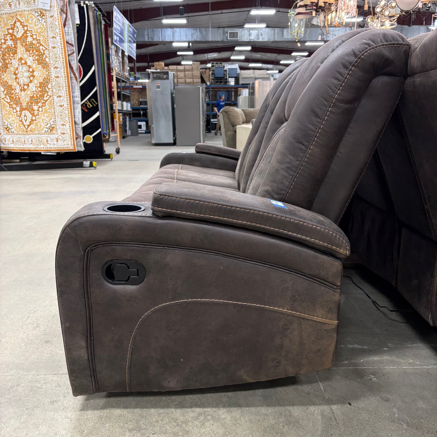 Brown Recliner Sofa