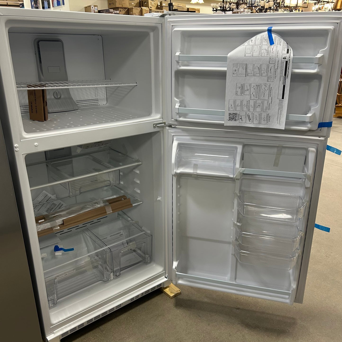 Whirlpool Top Freezer Fridge