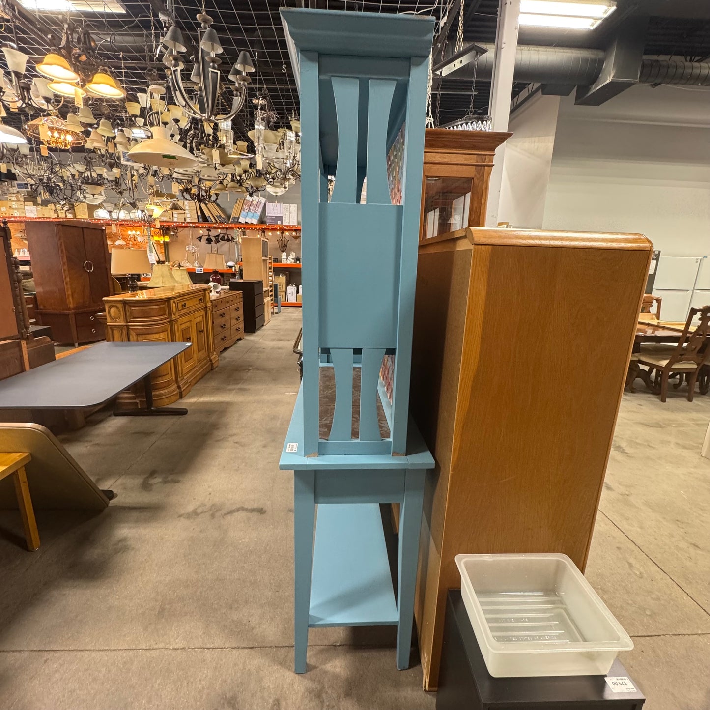 Turquoise Bar Cabinet