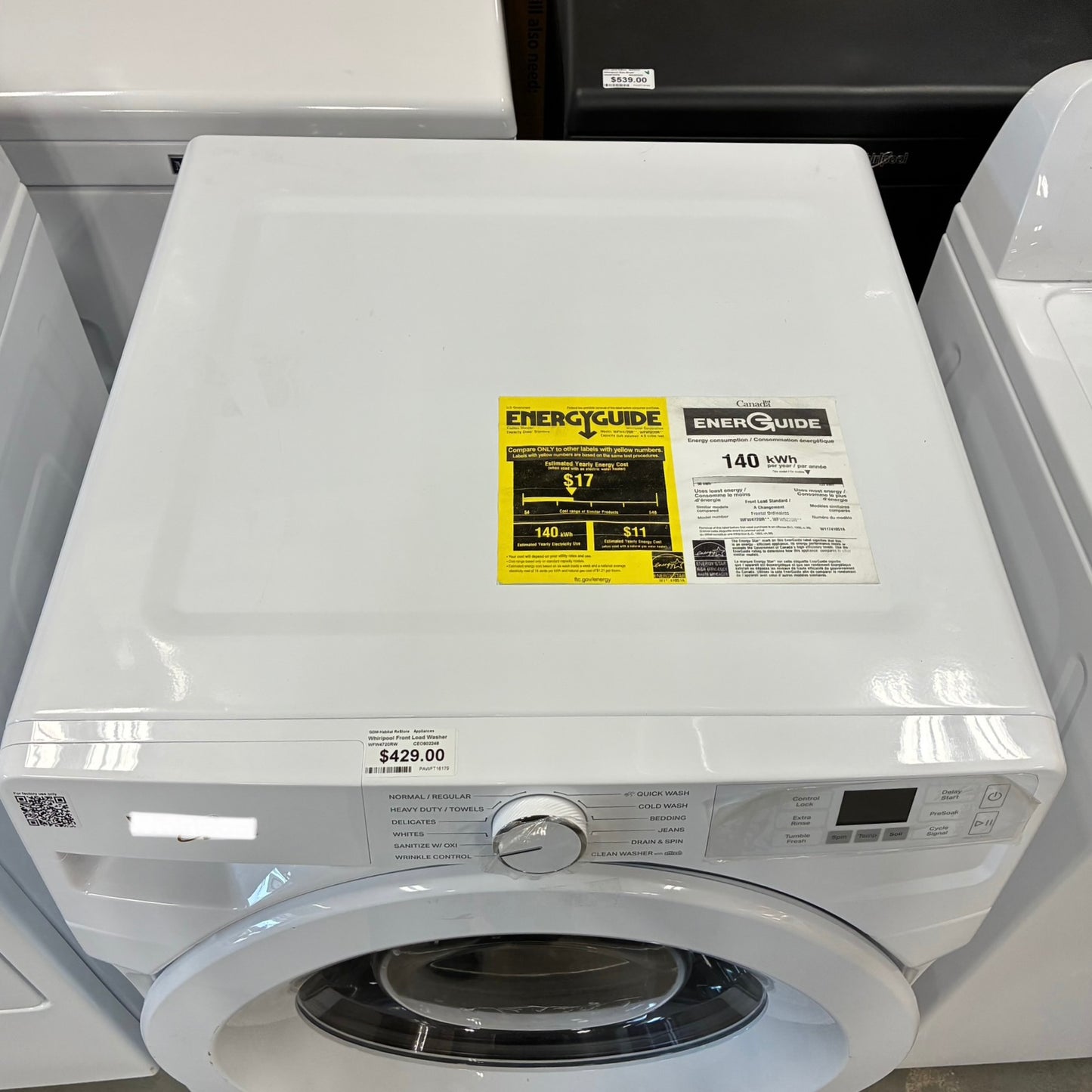 Whirlpool Front Load Washer