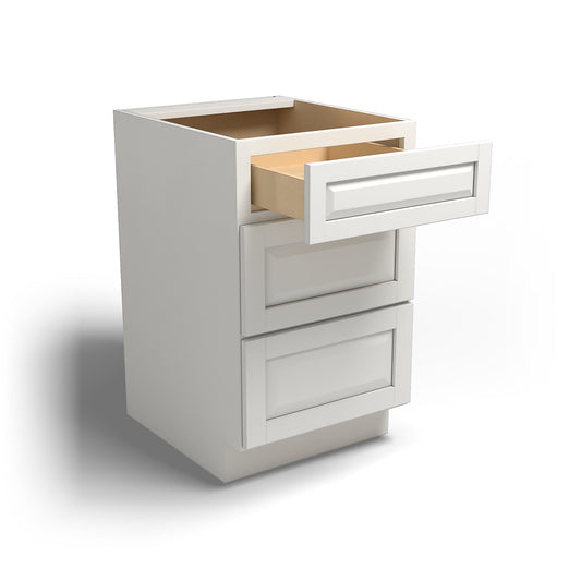 Special Order - 21" Drawer Base Cabinet Newport White - DB21 Base Cabinets Drawer Bases GHI Newport White Special Order SPNPW