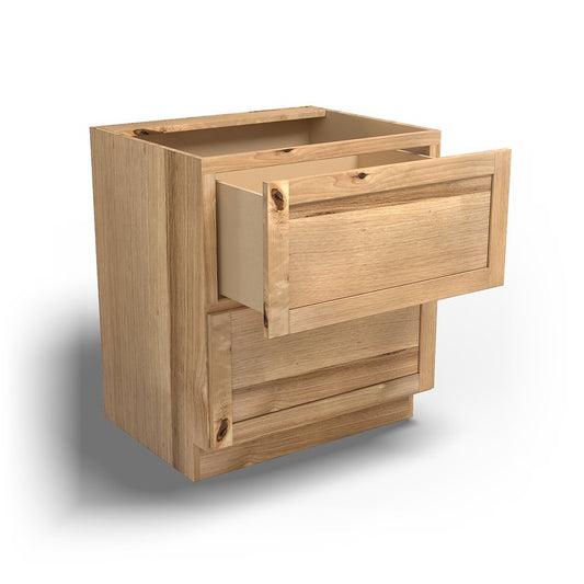 Special Order - 30" Drawer Base Cabinet with 2 Drawers Frontier Shaker - DB30 Base Cabinets Drawer Bases Frontier Shaker GHI Special Order SPFTS