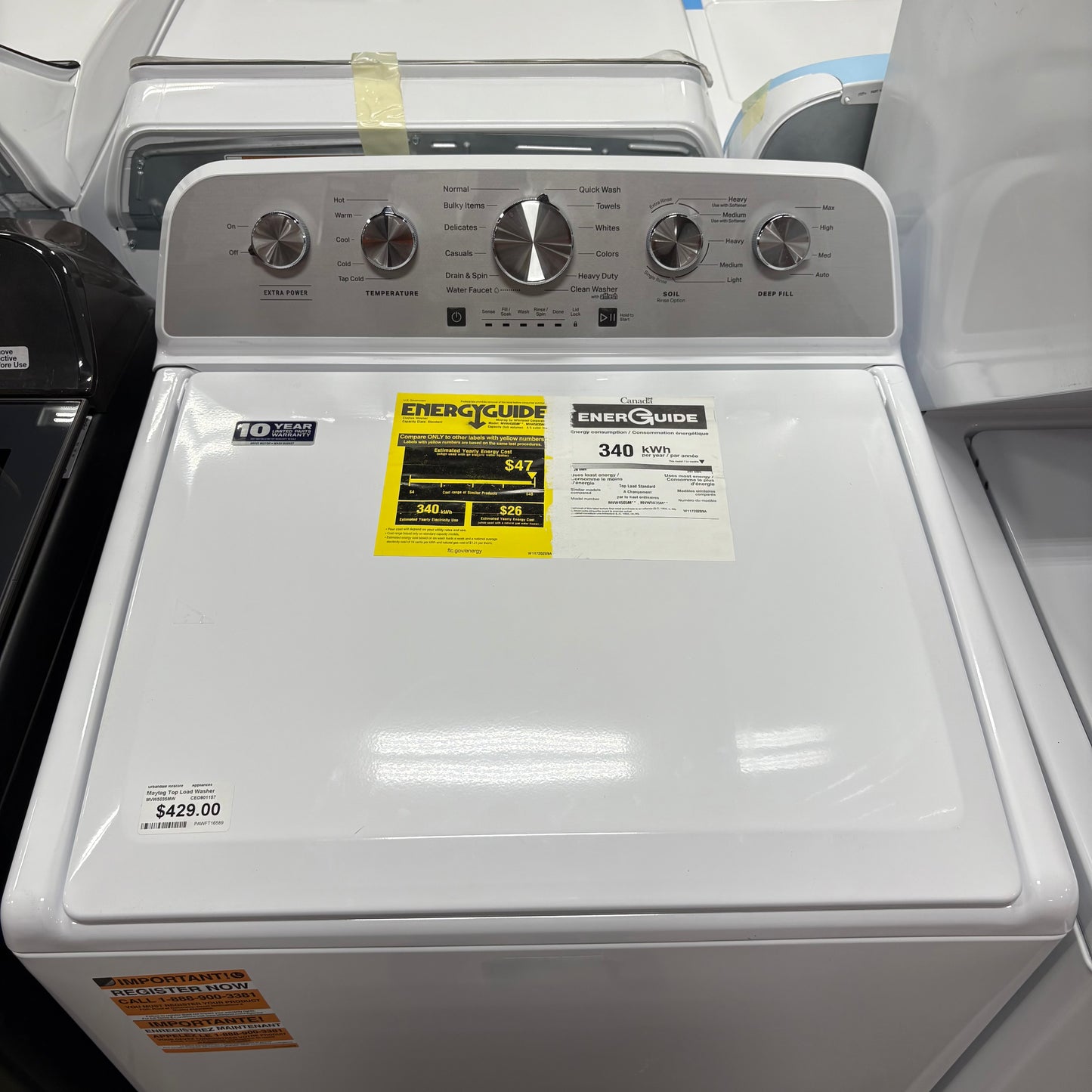 Maytag Top Load Washer