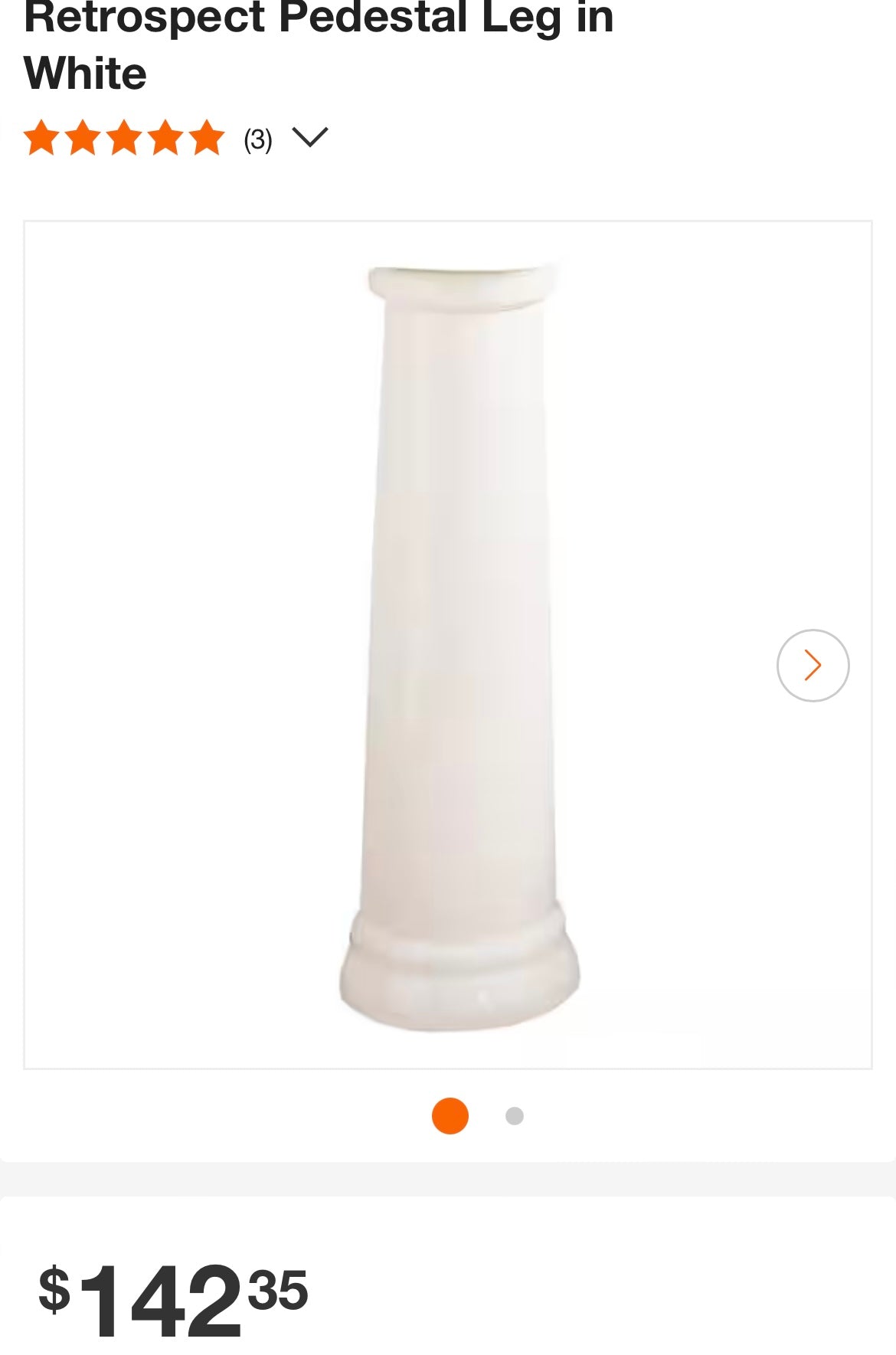 American Standard Ped Sink