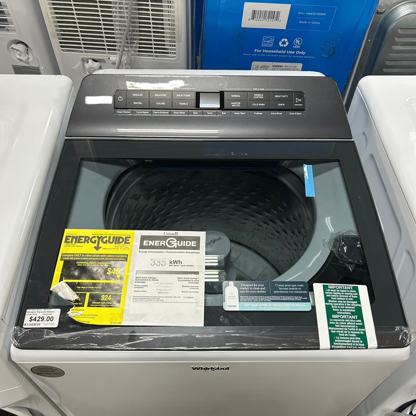 Whirlpool Top Load Washer