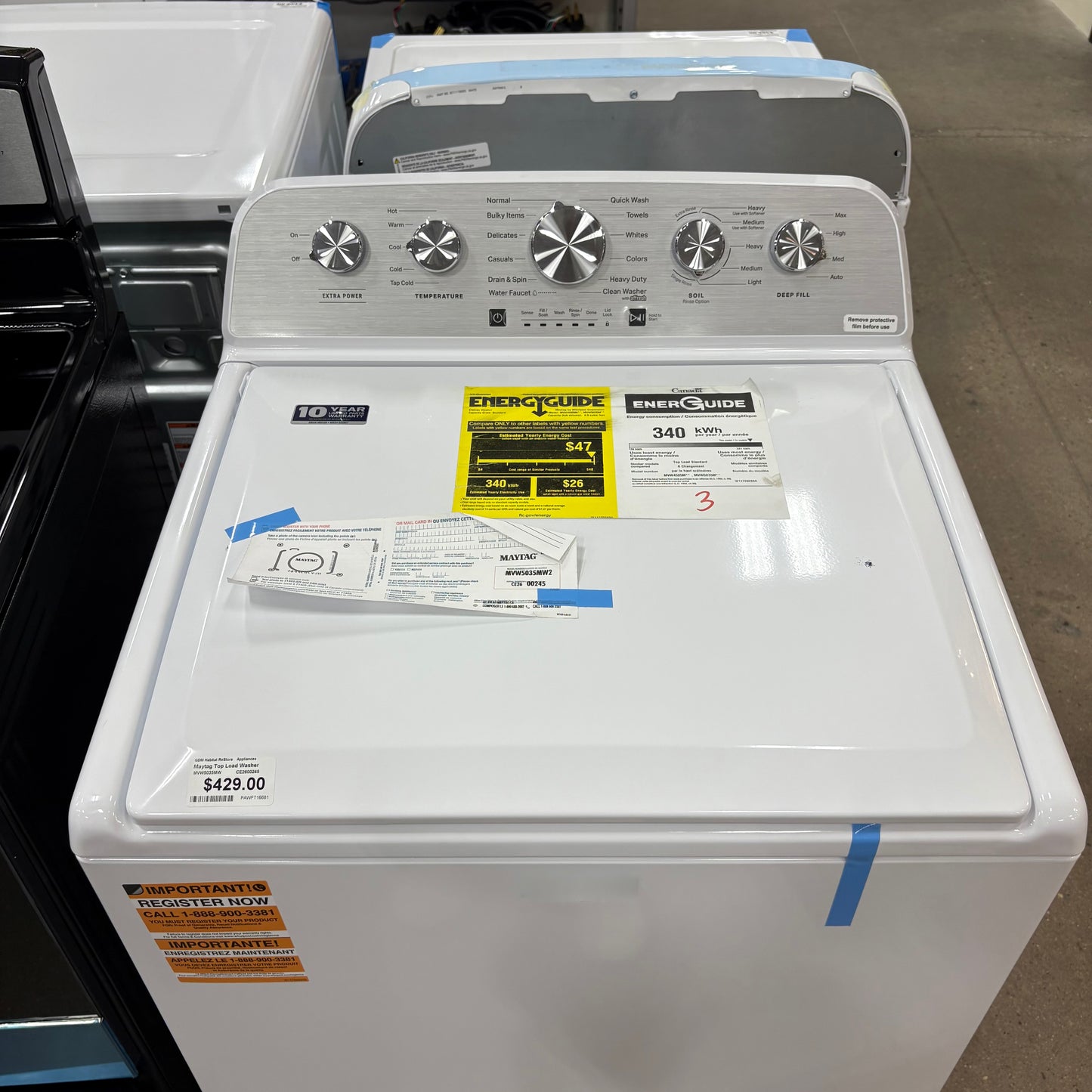 Maytag Top Load Washer