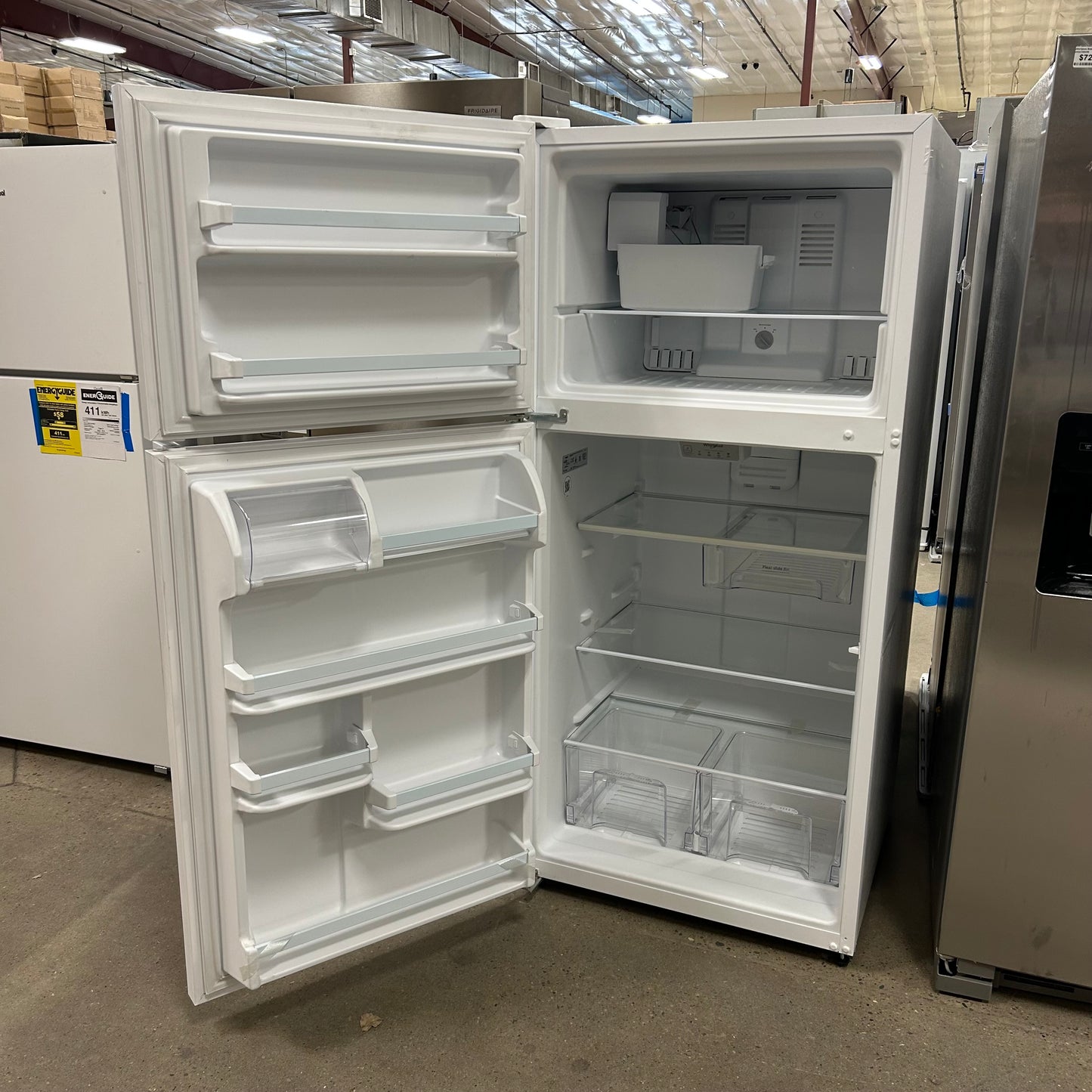 Whirlpool Top Freezer Fridge