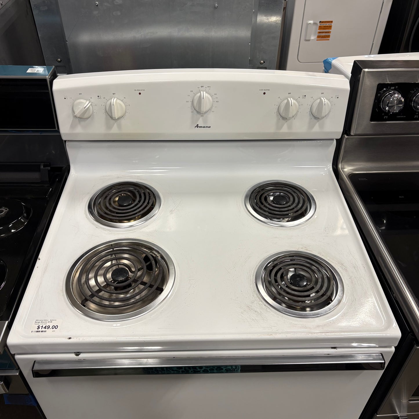 Amana Elec Coil Range