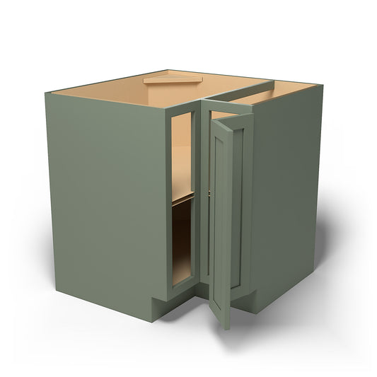 Special Order - 33" x 09" Easy Reach Corner Base Cabinet Forest Green - ER3309 Base Cabinets Corner Base Cabinets Forest Green GHI Special Order SPFRG