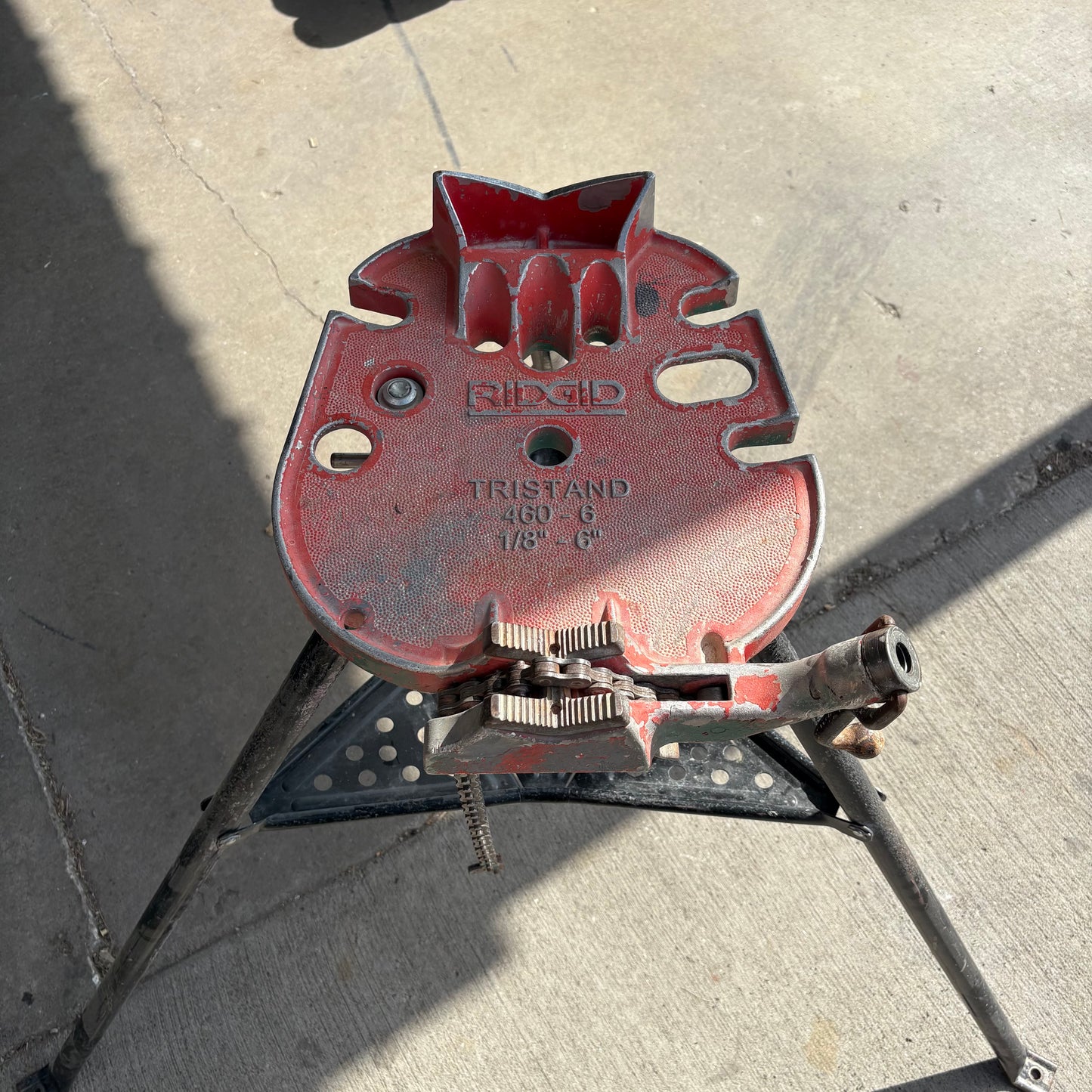 Ridgid TriStand Chain Vise