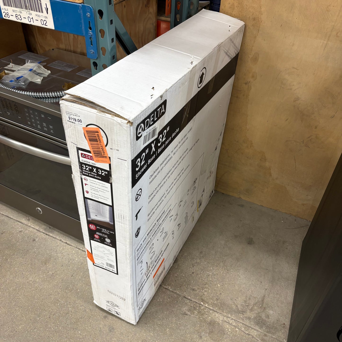 Delta Shower Pan Base 32"