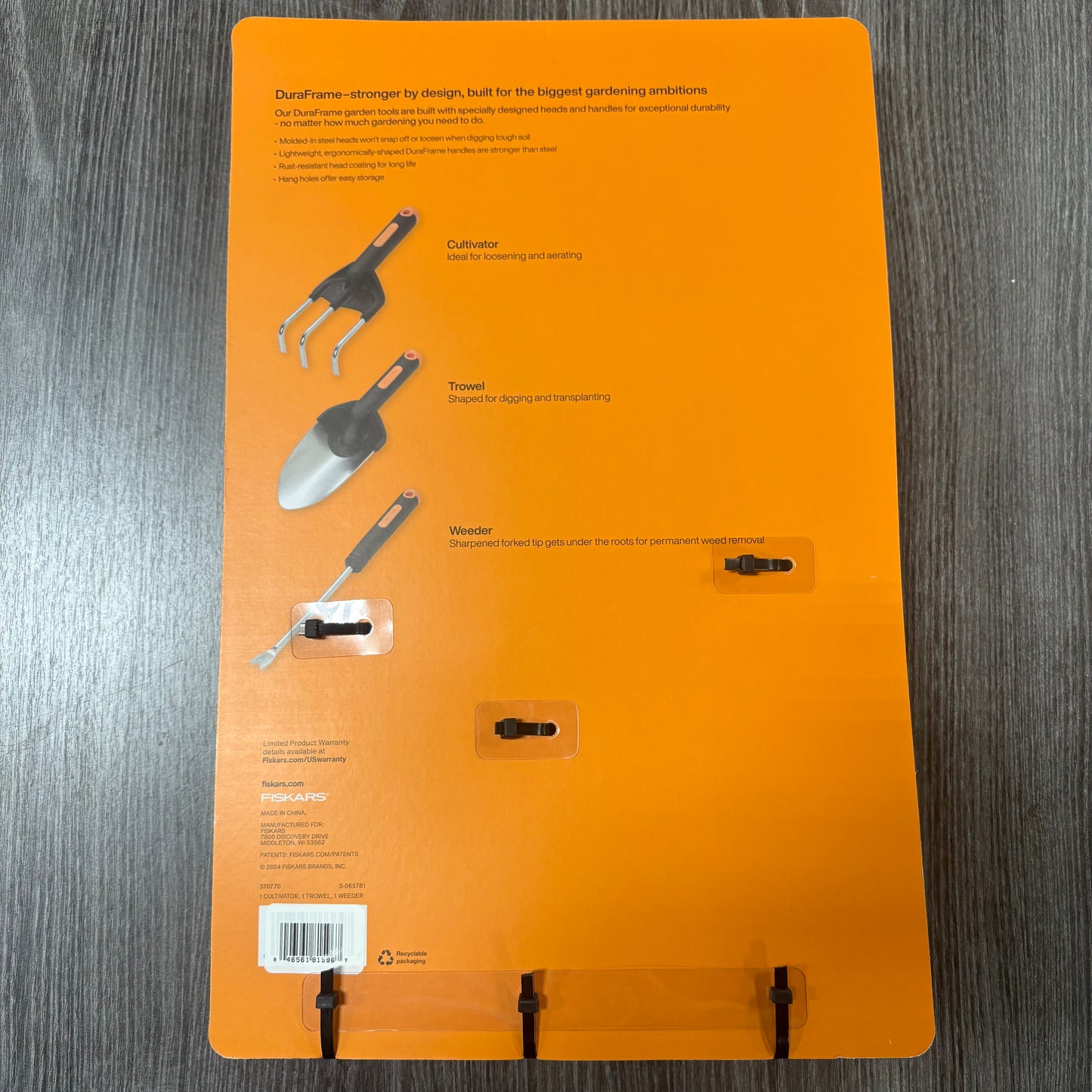 Fiskars 3pc Garden Tool Set