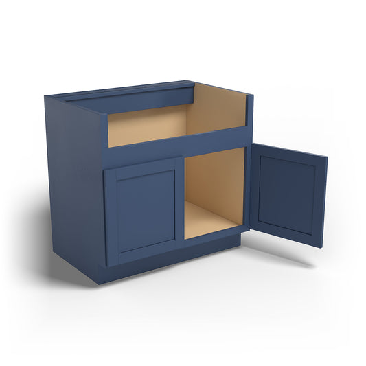Special Order - 36" Farmhouse Sink Base Concord Blue - FSB36 Base Cabinets Concord Blue GHI Sink Bases SPCCB Special Order