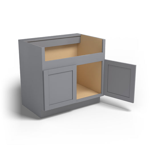 Special Order - 36" Farmhouse Sink Base Pacific Gray - FSB36 Base Cabinets GHI Pacific Gray Sink Bases Special Order SPPGS