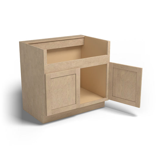 Special Order - 36" Farmhouse Sink Base Sonona Wheat - FSB36 Base Cabinets GHI Sink Bases Sonona Wheat Special Order SPSNW