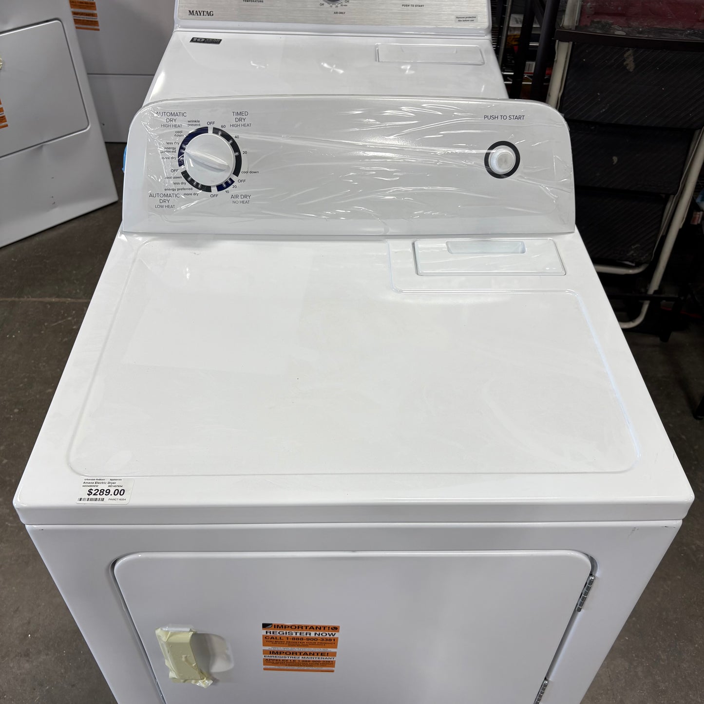 Amana Electric Dryer