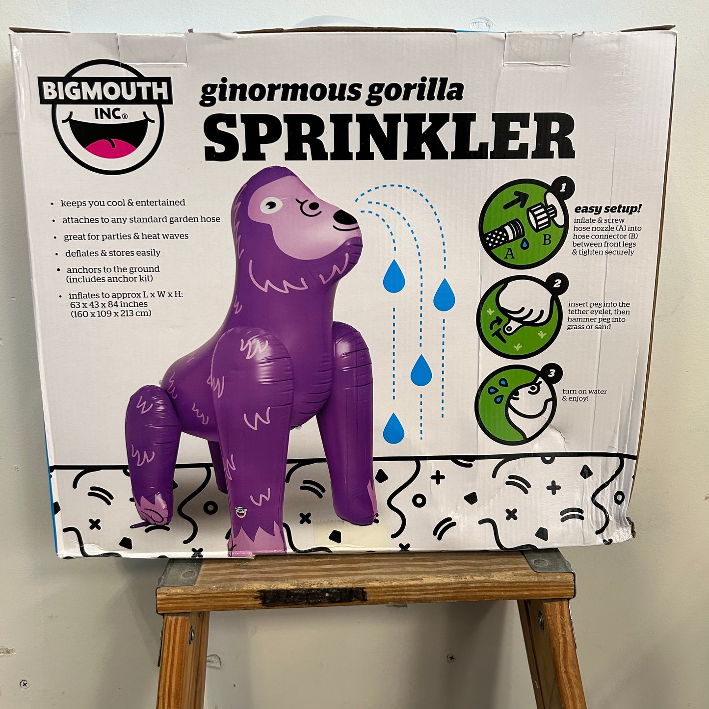 Ginormous Ape Sprinkler