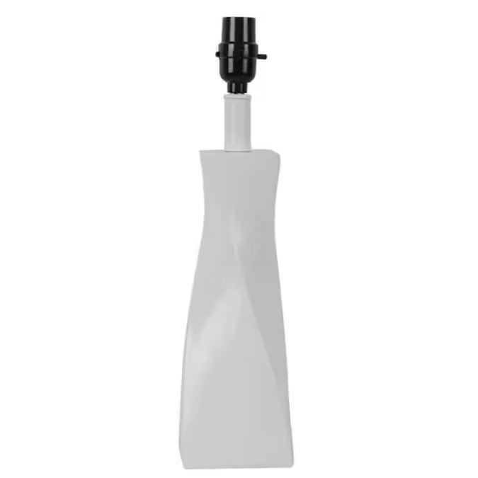 Hampton Bay White Resin Lamp Base DS18031 Lamps