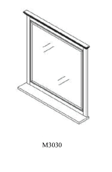 Special Order - 30" x 30" Mirror Sonona Sand - M3030 Bathroom GHI GHI Accessories Mirrors Sonona Sand Special Order SPSNS