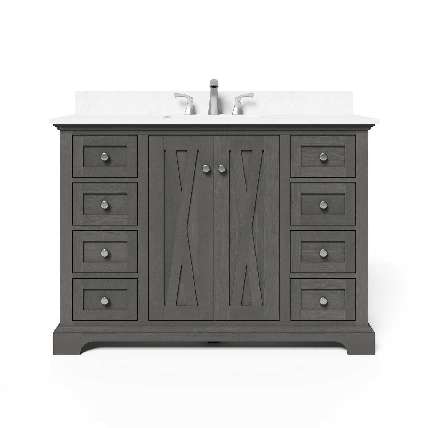 Mulberry Gray Vanity Set 48" _onetimefalse Vanity Sets