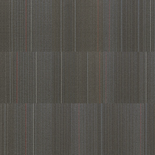 Shaw Disperse carpet tile in Routes, installed