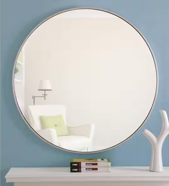 Timeless Home Silver Mirror 36