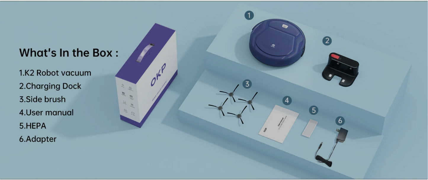 OKP K2 Robot Vacuum