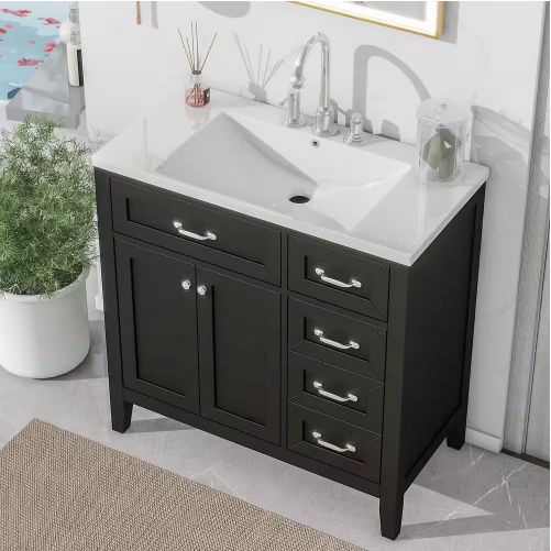 Nestfair Black Vanity 36"