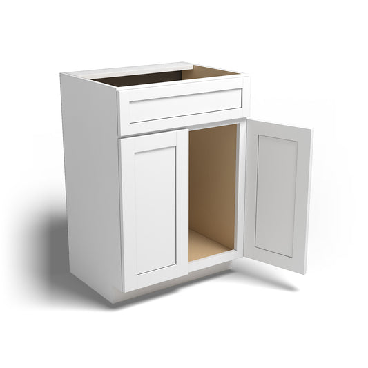 Special Order - 24" x 18" Vanity Arcadia White Shaker - V2418 Arcadia White Base Cabinets Bathroom GHI SPACW Special Order Vanity Bases