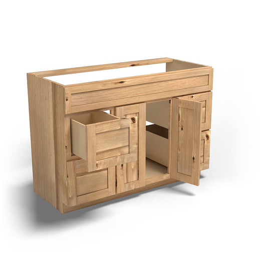Special Order - 48" x 21" Vanity Base Frontier Shaker - V4821D Base Cabinets Bathroom Frontier Shaker GHI Special Order SPFTS Vanity Bases