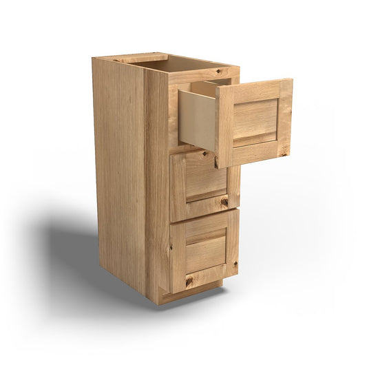 Special Order - 12" x 21" Vanity Drawer Base Frontier Shaker - VDB1221 Base Cabinets Bathroom Frontier Shaker GHI published-all-channels Special Order SPFTS Vanity Bases