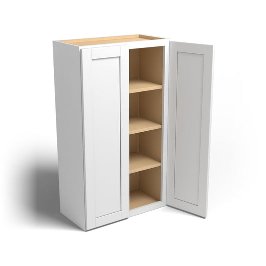 Special Order - 24" x 42" Wall Cabinet Arcadia White Shaker - W2442 42" Wall Cabinets Arcadia White GHI SPACW Special Order Wall Cabinets