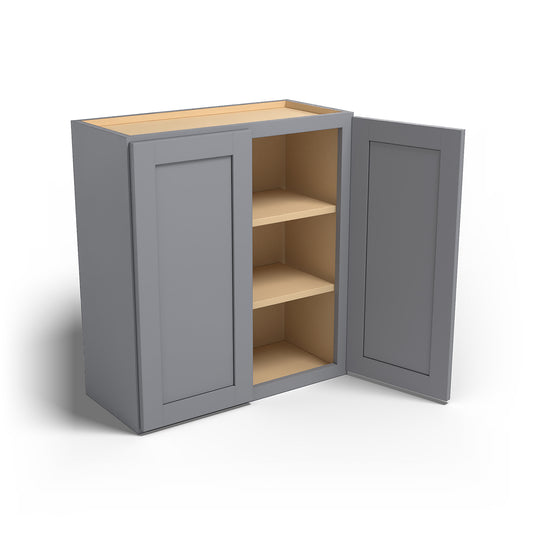 Special Order - 27" x 30" Wall Cabinet Pacific Gray - W2730 30" Wall Cabinets GHI Pacific Gray Special Order SPPGS Wall Cabinets