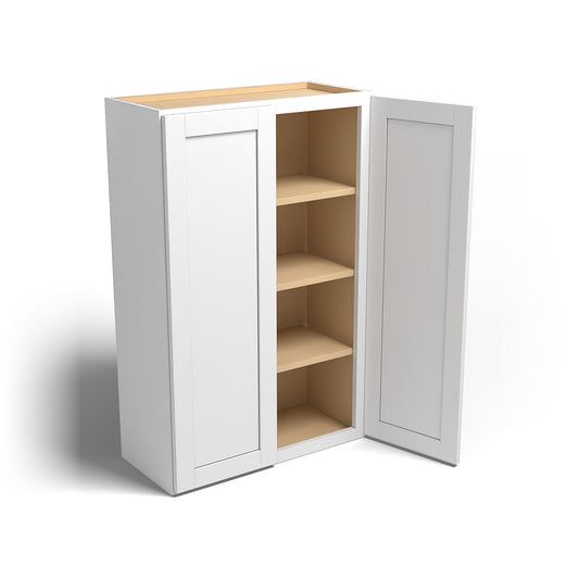 Special Order - 27" x 42" Wall Cabinet Arcadia White Shaker - W2742 42" Wall Cabinets Arcadia White GHI SPACW Special Order Wall Cabinets