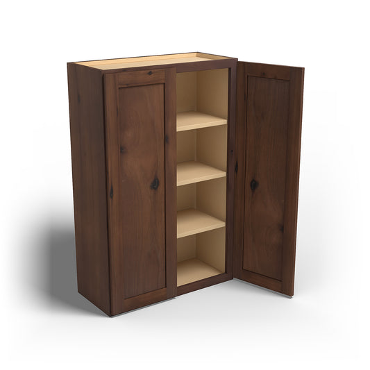 Special Order - 27" x 42" Wall Cabinet Rustic Walnut - W2742 42" Wall Cabinets GHI Rustic Walnut Special Order SPRWS Wall Cabinets