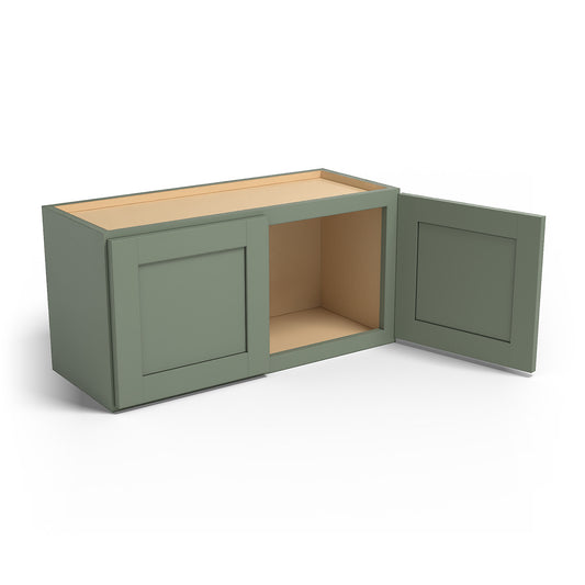 Special Order - 30" x 15" Wall Cabinet Forest Green - W3015 Forest Green GHI Special Order SPFRG Upper Wall Cabinets Wall Cabinets
