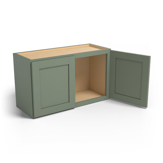 Special Order - 30" x 18" Wall Cabinet Forest Green - W3018 Forest Green GHI Special Order SPFRG Upper Wall Cabinets Wall Cabinets