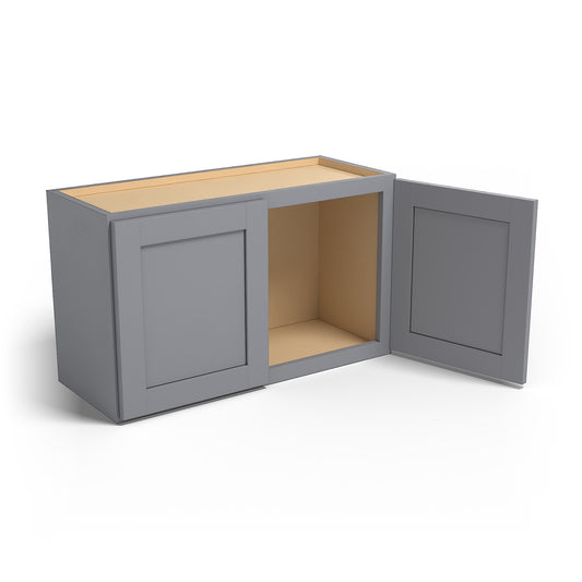 Special Order - 30" x 18" Wall Cabinet Pacific Gray - W3018 GHI Pacific Gray Special Order SPPGS Upper Wall Cabinets Wall Cabinets