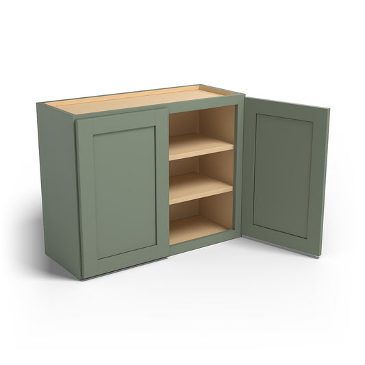Special Order - 30" x 24" Wall Cabinet Forest Green - W3024 Forest Green GHI Special Order SPFRG Upper Wall Cabinets Wall Cabinets
