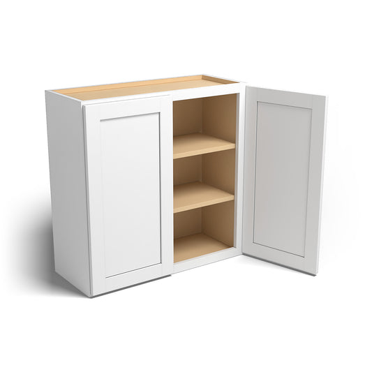 Special Order - 30" x 30" Wall Cabinet Arcadia White Shaker - W3030 30" Wall Cabinets Arcadia White GHI SPACW Special Order Wall Cabinets