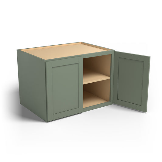 Special Order - 33" x 24" x 24" Wall Cabinet Forest Green - W332424 Forest Green GHI Special Order SPFRG Upper Wall Cabinets Wall Cabinets