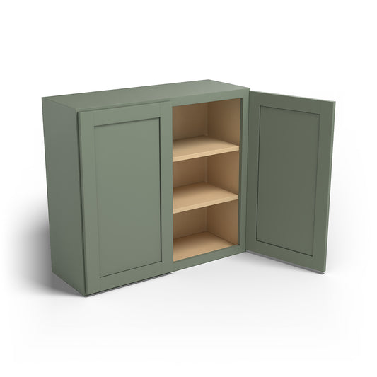 Special Order - 33" x 30" Wall Cabinet Forest Green - W3330 30" Wall Cabinets Forest Green GHI Special Order SPFRG Wall Cabinets