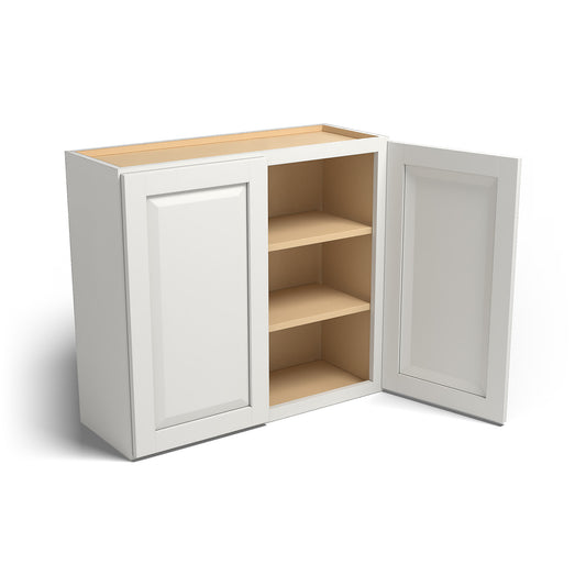 Special Order - 33" x 30" Wall Cabinet Newport White - W3330 30" Wall Cabinets GHI Newport White Special Order SPNPW Wall Cabinets