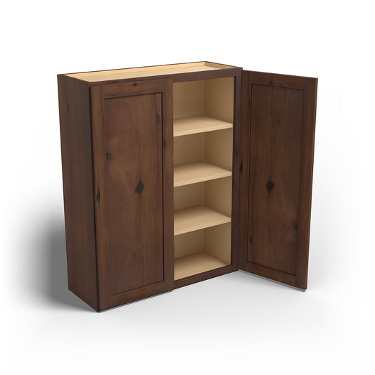 Special Order - 33" x 42" Wall Cabinet Rustic Walnut - W3342 42" Wall Cabinets GHI Rustic Walnut Special Order SPRWS Wall Cabinets