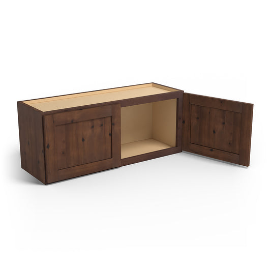 Special Order - 36" x 15" Wall Cabinet Rustic Walnut - W3615 GHI Rustic Walnut Special Order SPRWS Upper Wall Cabinets Wall Cabinets