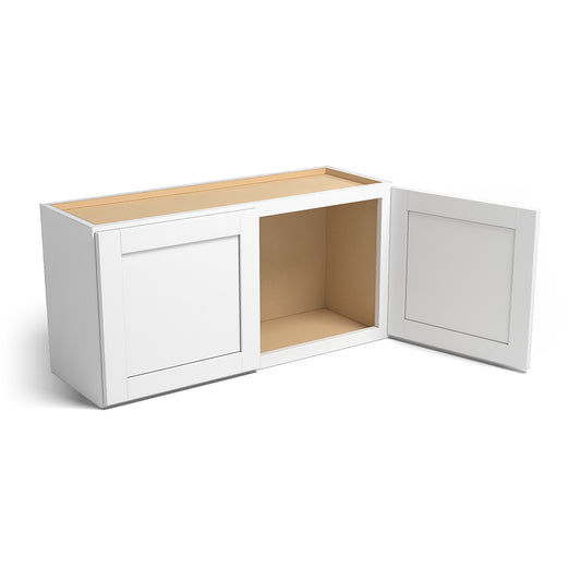 Special Order - 36" x 18" Wall Cabinet Arcadia White Shaker - W3618 Arcadia White GHI SPACW Special Order Upper Wall Cabinets Wall Cabinets