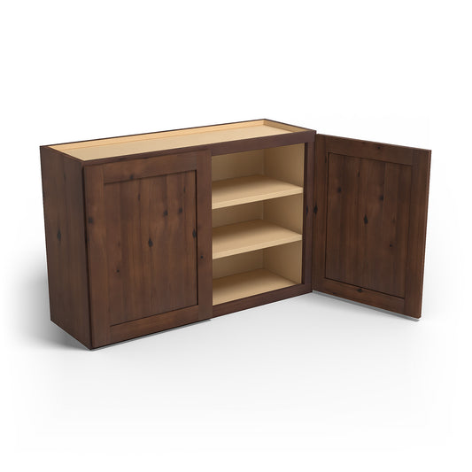 Special Order - 36" x 24" Wall Cabinet Rustic Walnut - W3624 GHI Rustic Walnut Special Order SPRWS Upper Wall Cabinets Wall Cabinets