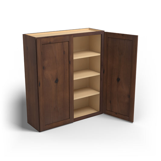 Special Order - 36" x 42" Wall Cabinet Rustic Walnut - W3642 42" Wall Cabinets GHI Rustic Walnut Special Order SPRWS Wall Cabinets